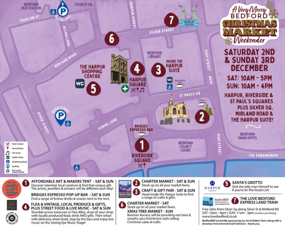 Map for Very Merry Weekender