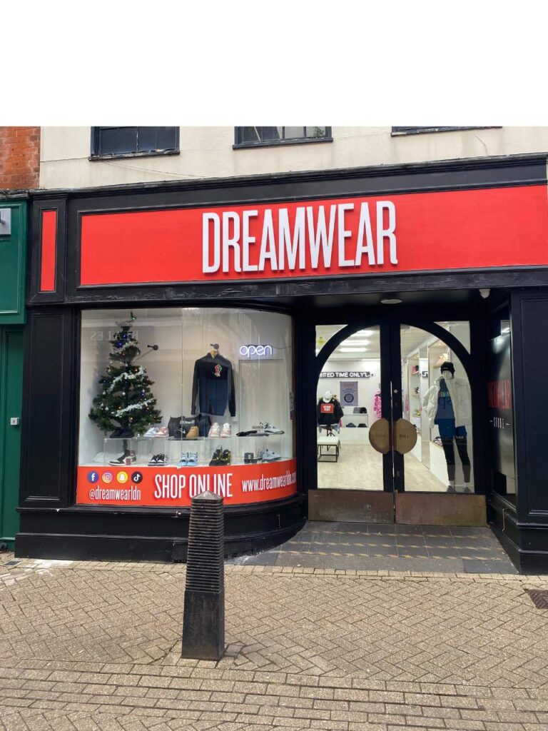 Dreamwear shopfront