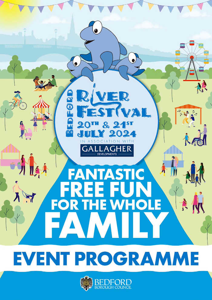 Front cover of the River Festival event programme.