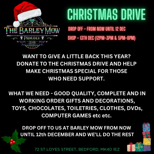 The Barley Mow Christmas Drive 2024