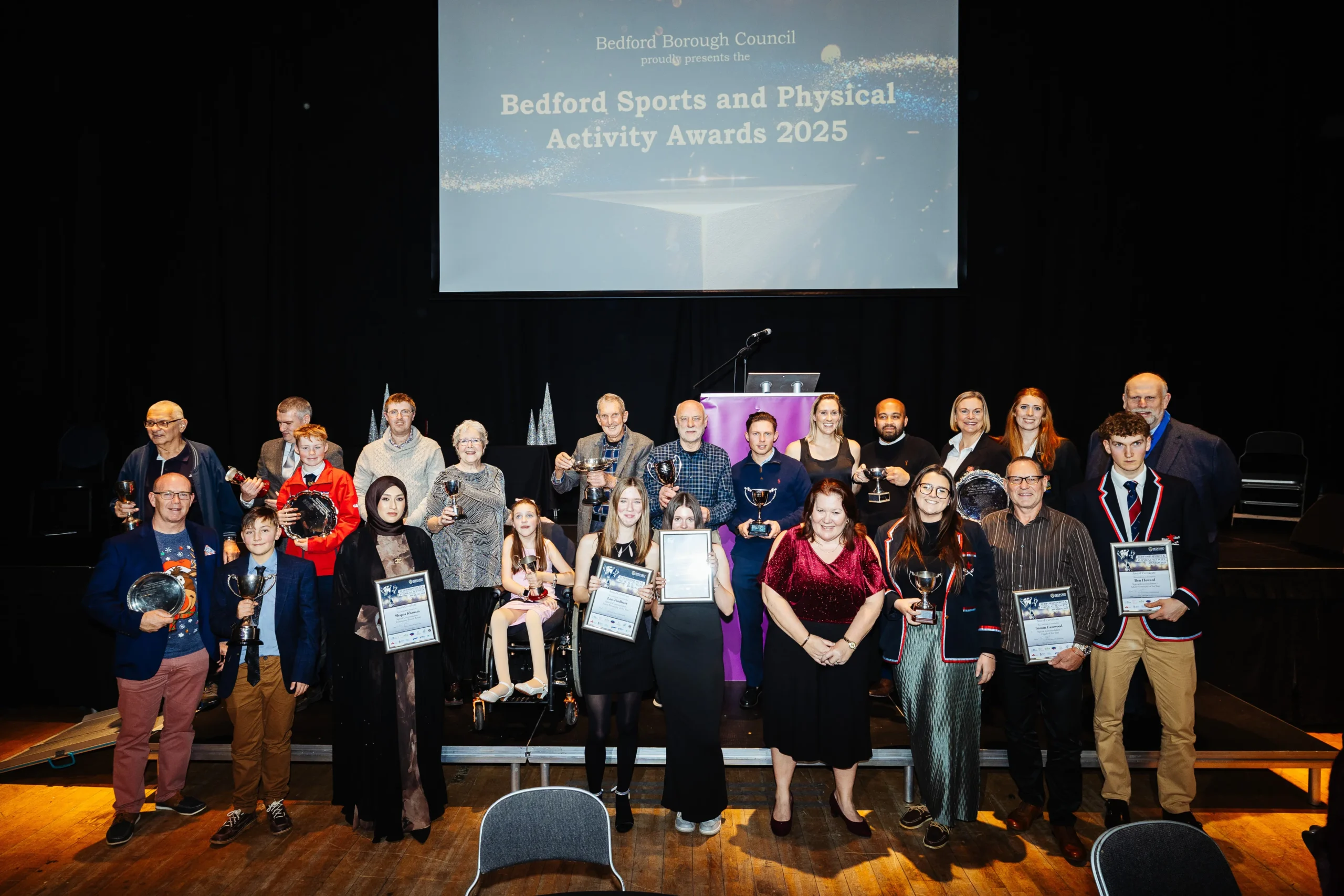 Bedford Borough’s sporting heroes celebrated at 30th anniversary awards