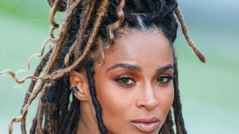 Beauty Queen model with styled locs