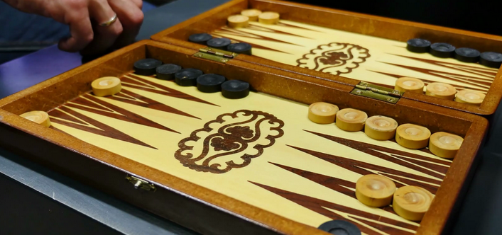 Greyfriars Snooker Club backgammon board