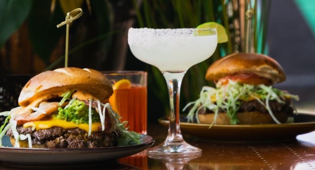 Herd cocktails and burgers