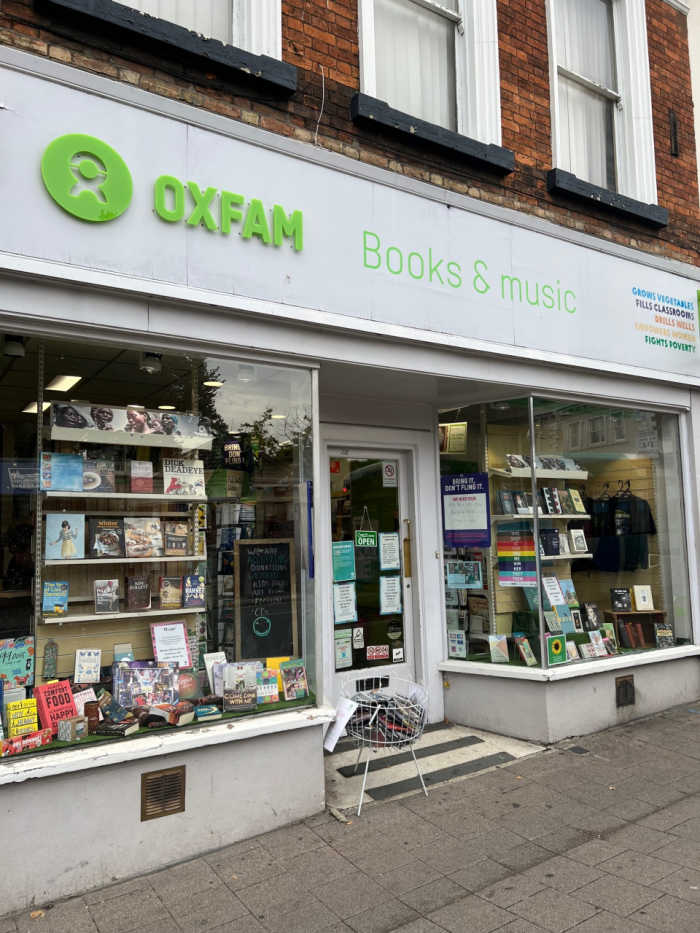 Oxfam shop front