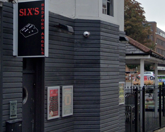 Club Six shop front in Bedford