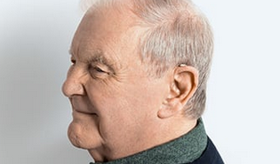 Specsavers elderly man with hearing aid