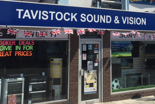Tavidstock Sound & Vision shopfront