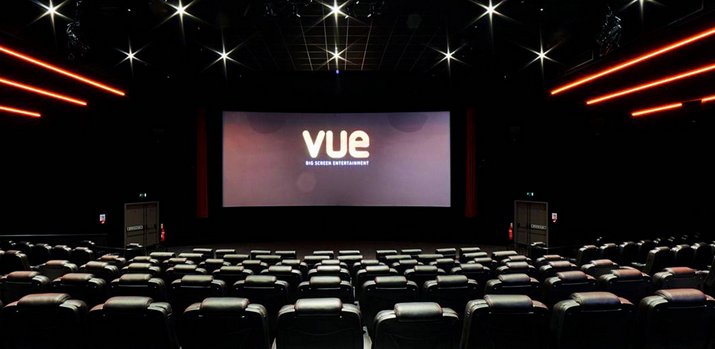 Vue Bedford cinema seating and screen