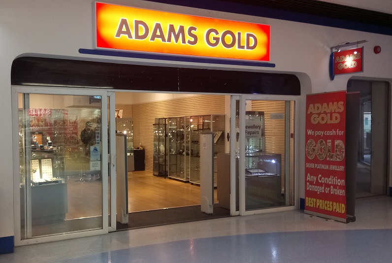 Adams Gold shopfront