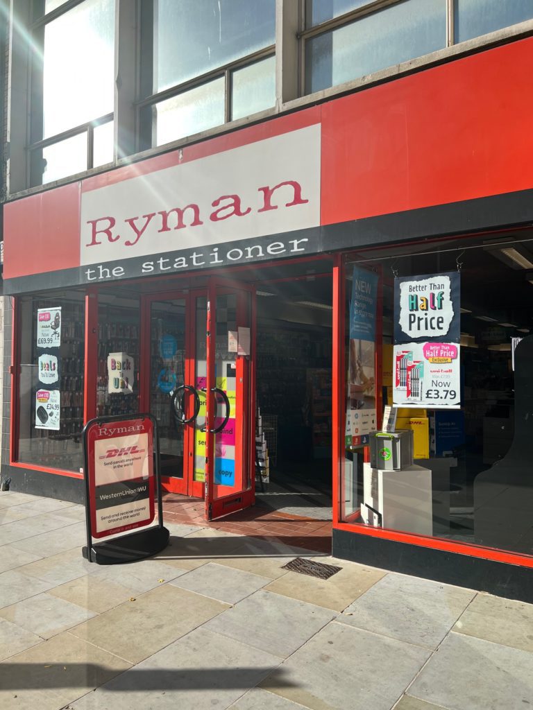 Ryman business front