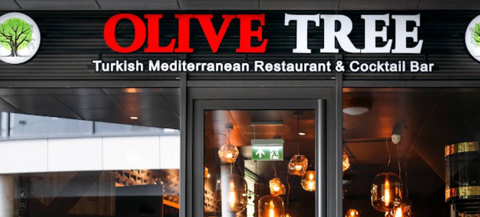 Entrance to Olive Tree Turkish Restaurant