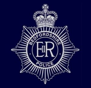 The logo of Bedfordshire Police