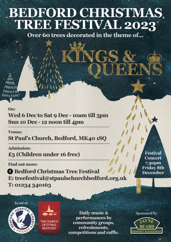 Poster for St Paul's Christmas Tree Festival 