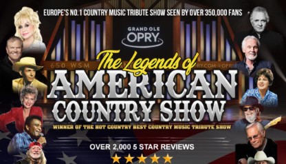 Legends Country Music poster showing performers