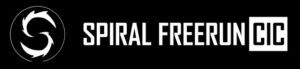 Spiral Freerun black and white logo