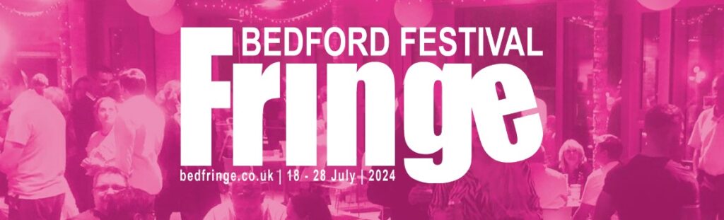 BedFring logo in hot pink with white writing