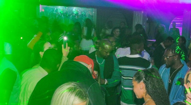Cubana Nightclub busy dancefloor with lightshow