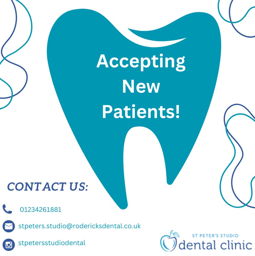 St Peter's Studio Dental Clinic new patient advert