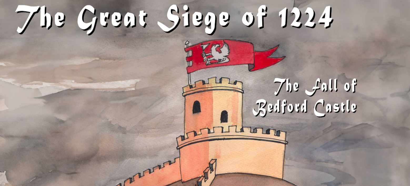 Great Siege cartoon illustration of Bedford Castle