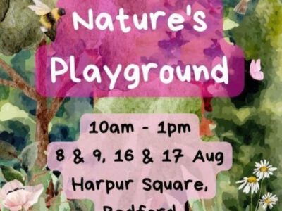 Families invited to ‘Nature’s Playground’ in Bedford Town Centre