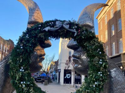 Love Bedford Christmas Wreath