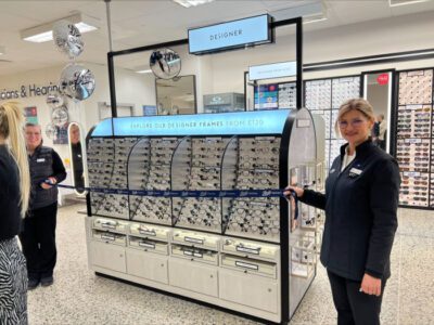 Boots Opticians store with dedicated Dry Eye Service unveils new look in Bedford