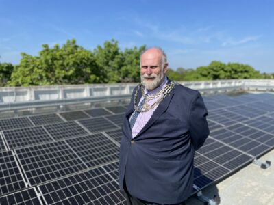 Bedford Borough Council unveils new solar and battery storage project at multi-storey car park