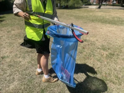 Join in with a Bedford town centre community litter pick