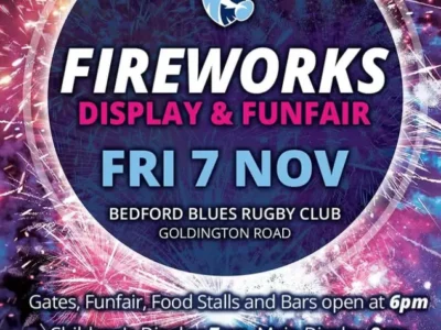 Bedford Blues Fireworks Display and Funfair 2025