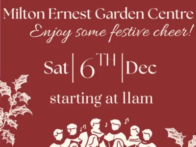 Lunchtime Carols at Milton Ernest Garden Centre