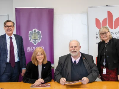 University and Bedford Council sign Civic Agreement to strengthen local opportunity and growth