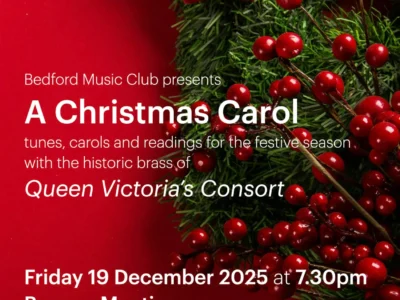 The Bedford Music Club presents a Christmas Carol