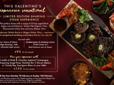 Celebrate Valentine’s Day at Miller & Carter Steakhouse