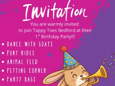 Tappy Toes Bedford 1st Birthday Party