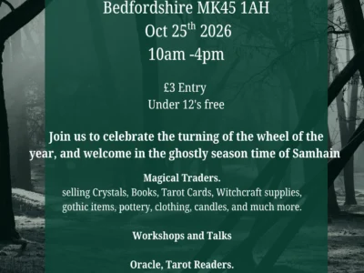 The Bedfordshire Witchcraft Market, Samhain Edition