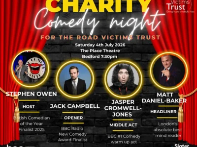 Charity Comedy Night in aid of The Road Victims Trust