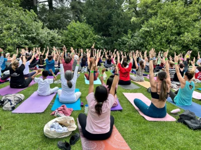 Celebrating another successful Yoga and Wellbeing in the Park