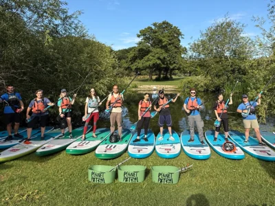 Paddleboarding Clean-Up – Kempston, Bedford (World Clean-up Day)