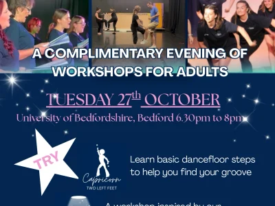 Open Evening for Adults: Free Workshops with Capricorn Performing Arts
